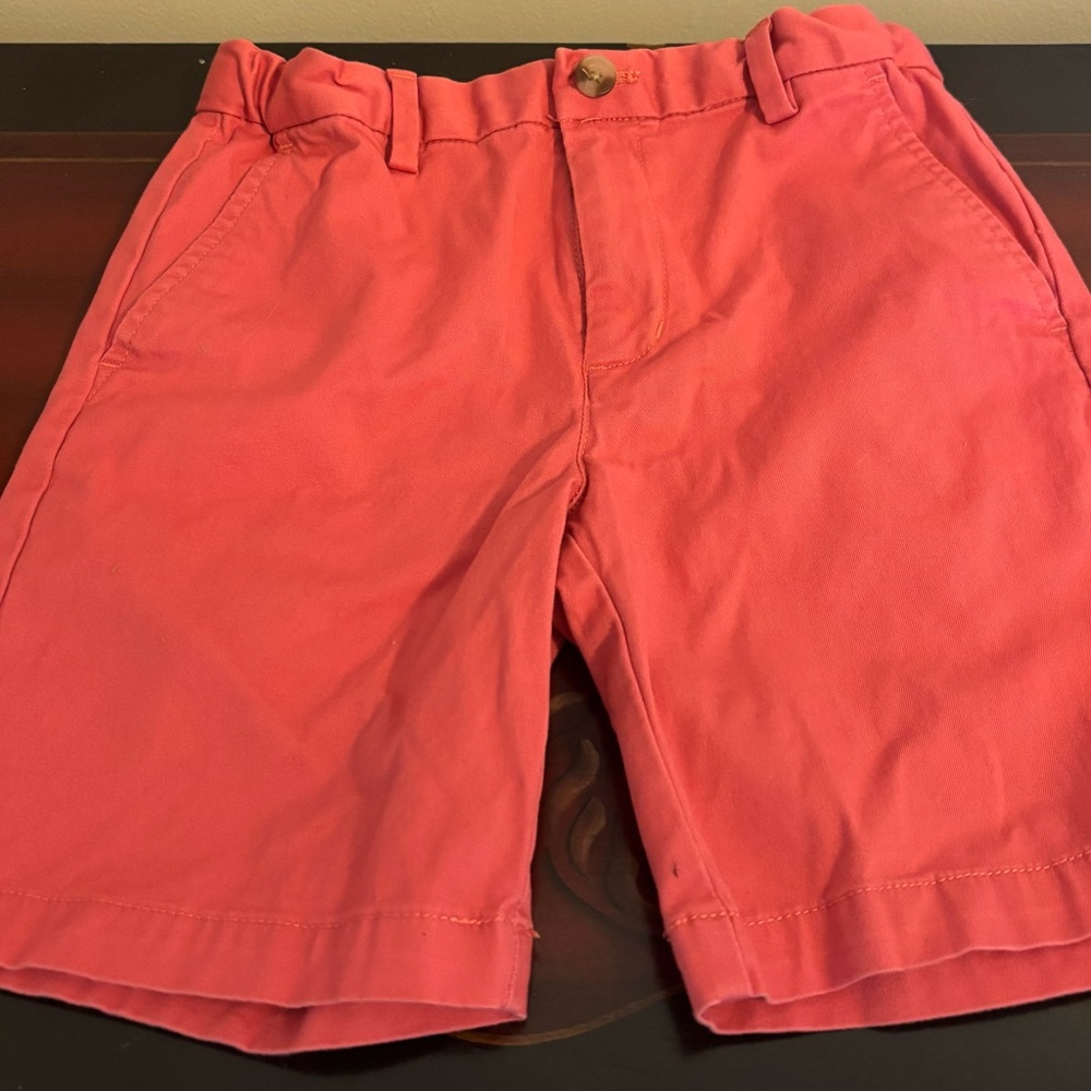 Vineyard Vines Men's Pink Flat Front Shorts